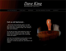 Tablet Screenshot of daveking-acoustics.com